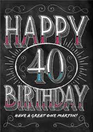 40 years of age is a great milestone any man on earth will love to witness, but today you are a lucky man for reaching this great number. Male 40th Birthday Cards Moonpig
