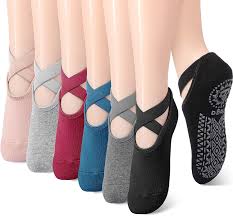 Check spelling or type a new query. Buy 6 Pairs Yoga Socks For Women Non Slip Barre Socks With Straps Ballet Dance Socks For Yoga Pilates Ballet Barre Dance 6 Colors Online In Vietnam B08sm3gnzz
