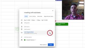 Setting Up A Google Meet From Within Google Calendar Youtube