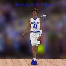 Follow For Cartoon On Instagram Art Of Shaqir O Neal One Of The Most Tuff Players In Class Of 2021 Check This Out Shaq O Neals Players Sports Art