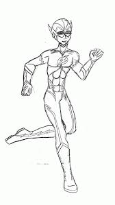 These printable coloring pages are related to some subject areas. Kid Flash Coloring Pages Coloring Home