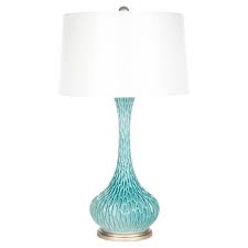 Ceramic, metal, glass, stone effect and wooden table lamps of all styles to suit your decor. Tiffany Coastal Beach Aqua Ceramic Table Lamp Extra Tall Over 32 H Kathy Kuo Home