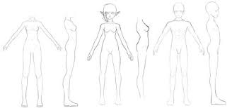 Character sheets / anime & manga. Drawingbases Deviantart Gallery