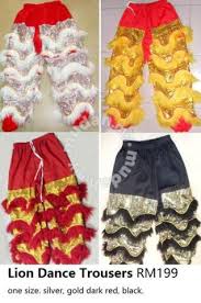Di mana sering dimainkan oleh muda mudi sebagai bentuk persabatan. Lion Dance Trousers Seluar Tarian Singa Clothes For Sale In Ampang Selangor Mudah My