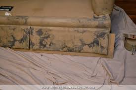 We don't know if you would agree, but this sofa looks very relaxing. I Painted My Sofa Before After Addicted 2 Decorating
