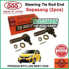 Find here online price details of companies selling tie rod ends. Perodua Myvi Lagi Best Icon D54t D95g Japan Original 555 Steering Tie Rod End Shopee Singapore