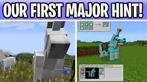 This update adds amethyst geodes along with amethyst blocks and items, copper ore and its derived forms. Minecraft Our First 1 17 1 18 Hint The Next Major Update Is Youtube
