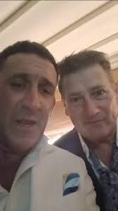 Beautiful message from Spandau Ballets'a Tony Hadley to me & my beautiful  wife to be