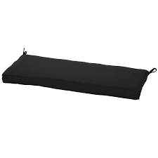Black And White Striped Bench Cushion Solid Black Bench Cushion Patio Pillows Bench Cushions Outdoor Cushions And Pillows