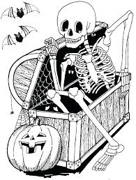 Skeleton coloring pages printable skeleton coloring unique coloring clip art lovely new red halloween skeleton coloring pages. Creepy Skeleton In The Chest Coloring Page Free Printable Coloring Pages For Kids