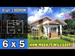 17 House Design 30sqm Simple House Plan With Estimated Cost Youtube Simple House Plans Small House Design Plans Simple House Design