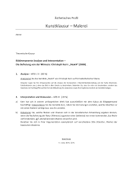 Vielleicht könnte ja jemand mir dabei helfen? Klausur Malerei Christoph Kern Analyse Interpretation Mimesis Klassiche Moderne Abstraktion Unterrichtsmaterial Im Fach Kunst Malerei Kunstgeschichte Kunst