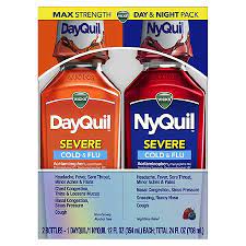Vicks Dayquil Nyquil Severe Cold, Flu And Congestion Medicine Berry |  Walgreens