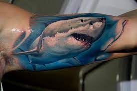 Premium quality, rich colors last for days (depends on your skin). 18 Shark Tattoos That Represents Strength And Primal Power Tattooswin