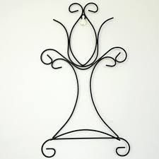 Wrought iron plate holder features. Wrought Iron Decorative Metal Easels Plate Wall Holder Home Decoration Storage Display Rack Gt01340 Us 35 50 Wercan Com