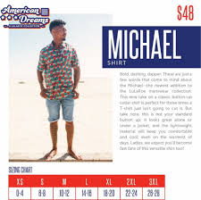 Size Chart For Lularoe Michael It Is A Mens Button Down