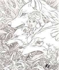 A fairytale of wondrous creatures in a world inspired by studio ghibli & hayao miyazaki. Sk Moon Princess Mononoke