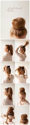 The felt poinsettia hair pin is adorable. 4 Cute Hairstyles For Spring Check The Hair Tutorials Here Hairstyles Weekly