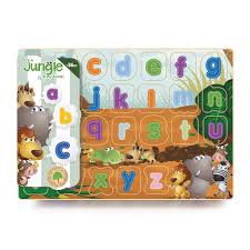 You have some wonderful ideas for teaching kids to spell their names. 26 Piece Boikido 1006 Its A Jungle In My Room Wooden Lower Case Alphabet Puzzle Toys Games Jigsaw Puzzles