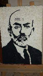 Krafon Kagitlarindan Mehmet Akif Ersoy Portresi Boyama Sayfalari Ortaokul Sanati Sanat