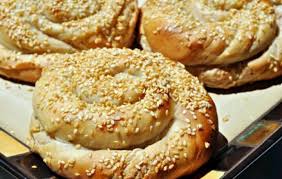 Tahini Bread Comida Bollos Cocinas