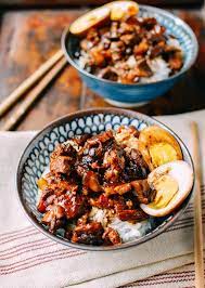 lu rou fan taiwanese braised pork rice bowl recipe braised pork recipes food