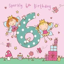 6th Birthday Wishes For 6 Year Old Boy Kids Cards Kids Birthday Cards Old Birthday Cards 6th Birthday Girls Happy Birthday Kids