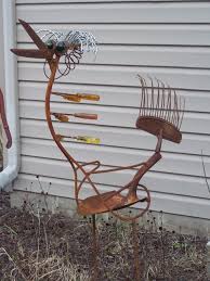 These monuments are available when you have 20 radiation protection (medium). Yard Birds Will Kill You In Your Sleep You Can Hear Them Coming Ting Ting Ting Metal Tree Wall Art Scrap Metal Art Metal Yard Art