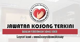 Kami memerlukan penolong farmasi full time. Jawatan Kosong Di Bahagian Perkhidmatan Farmasi Johor 3 Disember 2020 Kerja Kosong 2021 Jawatan Kosong Kerajaan 2021