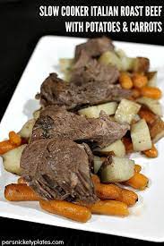 Slow Cooker Italian Roast Beef Recipe Italian Roast Beef Italian Roast Roast