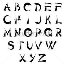 Vector Japan Font Stylized English Alphabet Stock Vector Clipart Me Chinese Typography Typography Alphabet Lettering Fonts