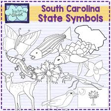 Color the loggerhead sea turtle shell red and brown with yellow edges and a yellow underside. South Carolina State Symbols Clipart By Teacher S Clipart Tpt