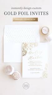 (4) shown in 5 x 7.875 folded for $6.20. Pin On Gold Foil Wedding Invitations