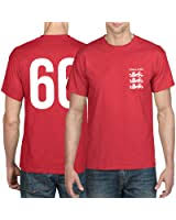 Football kits football players retro england shirt 1966 world cup vintage football the past english baseball cards celebrities. Retro 1966 England Football Shirt Three Lions Front And Back Print World Cup Russia 2018 1966 Shirt Buy Online In Dominica At Dominica Desertcart Com Productid 65532491