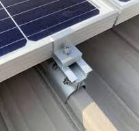 Solar Panel End Clamps - Adjustable Aluminum Clamps For 35-50mm Framed  Panels (5-Pack)