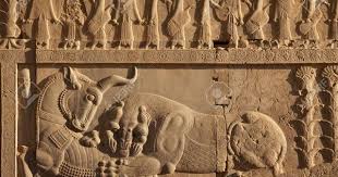 Combat Of Lion Vs Bull Carved On The Staircase Wall Of Persepolis Ancient Babylon Ancient Art Ancient Mysteries