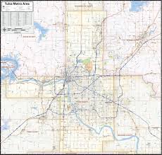 Tulsa Metro Area Wall Map – American Map Store