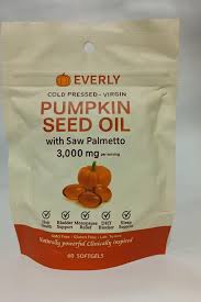 Everly Pumpkin Seed Oil with Saw Palmetto 300 Softgels