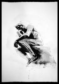 Pensador De Rodin Desenho De Pessoas O Pensador Ideias Para Desenho