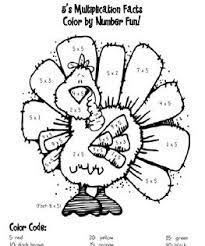 Print the pdf to use the worksheet. Thanksgiving Multiplication 5x S Facts Color By Number Thanksgiving Math Math School Thanksgiving Multiplication