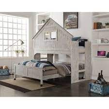 Some links on slumber search are referral links. Donco Kids Brushed Driftwood Finish Club House Low Loft With Full Size Caster Bed Assembly Required Loft Bed Off Whi Low Loft Beds Kid Beds Kids Bunk Beds