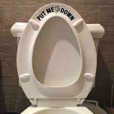 This Gentle Nudge Will Encourage All The Gents To Put The Seat Down For Once Amazing Bathrooms Bathroom Gifts Toilet