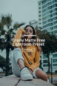 Grainy Matte Free Lightroom Preset Photoshop Presets Free Free Lightroom Presets Portraits Film Presets Lightroom