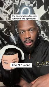 The F word‼️ Do not allow Fear to hold you back from your breakthrough!  #ministerofhair #calanbrand #beautycoalition #bennettcareerinstitute  #calansalonsuites #beautyschool #fear