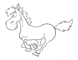 Horse coloring pages provides pictures about funny cartoon coloring pages. 101 Horse Coloring Pages For Kids Adults Free Printables