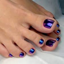 Black And Blue Toe Nail Designs Dark Purple Toenail Polish Nail Summer Toe Nails Toe Nail Color Toe Nails