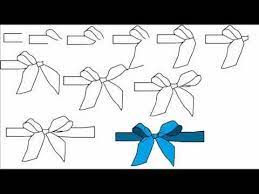 You should have something similar to the example image. How To Draw A Ribbon Bow Step By Step Drawing Tutorial Youtube Drawing Doodles Bow Drawing Drawing Tutorial