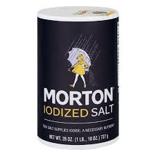 Morton Salt Iodized 26 Ounce Walmart Com Morton Salt Iodized Salt Salt