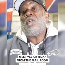 Meet Slick Rick, the Buffalo Bills mailman who got shouted out by Josh  Allen in his MVP speech! Rick is just a regular guy from Buffalo who works  for the team and a life long die hard Bills fan, Josh ...