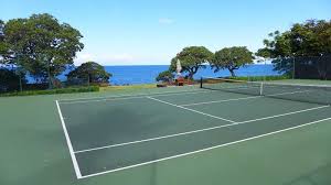 Tennis Court At Mauna Kea Beach Hotel Tennis Court Mauna Kea Beach Hotel Beach Hotels
